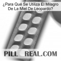 ¿Para Qué Se Utiliza El Milagro De La Miel De Leopardo 08